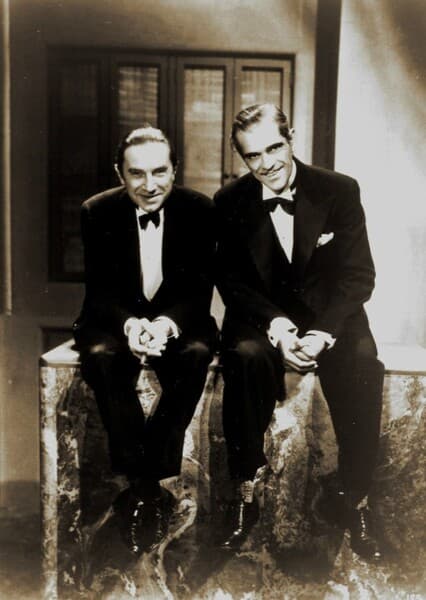 Bela Lugosi and Boris Karloff