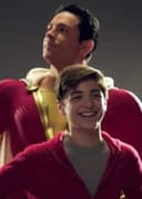 Zachary Levi and Asher Angel