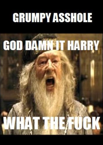Angry Dumbledore