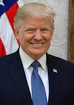 Donald Trump (replacing Bill Clinton)