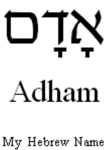 Adam / אָדָם