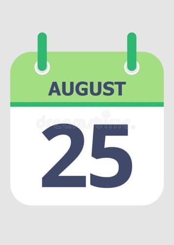 August 25