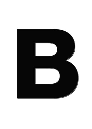 B