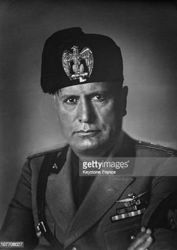 Benito Mussolini