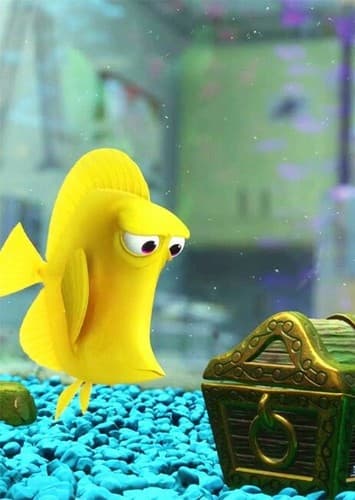 Bubbles the yellow fish