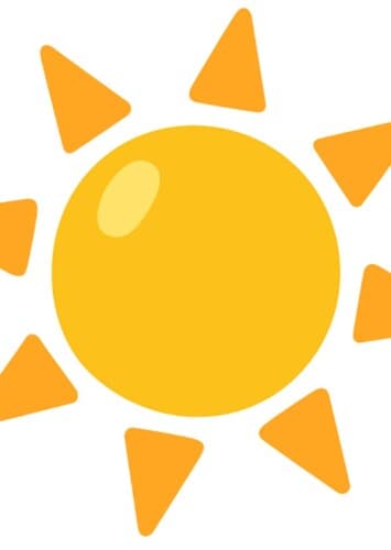 Emoji: ☀️
