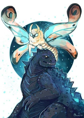 Godzilla and Mothra