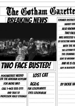 Harvey Dent/two face