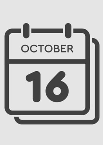 October 16