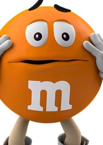 Orange M&M