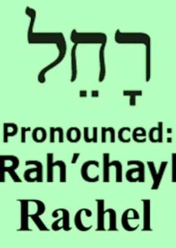 Rachel / רָחֵל