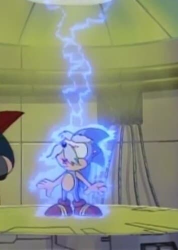 "You can run, Sonic, but you can't HIDE!!!!"