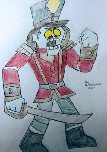 Ragdoll as The nuctcracker Ghost