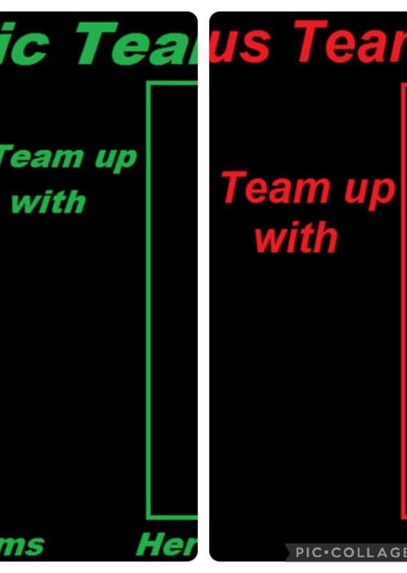 Heroic and Villainous Team Ups.