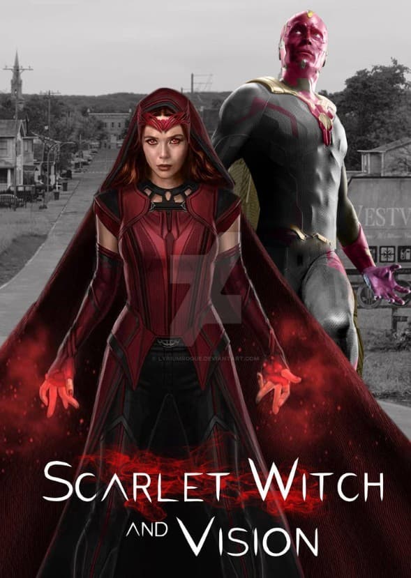 Scarlet Witch and Visión 