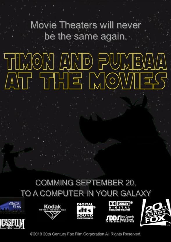 Timon and Pumbaa at the Movies