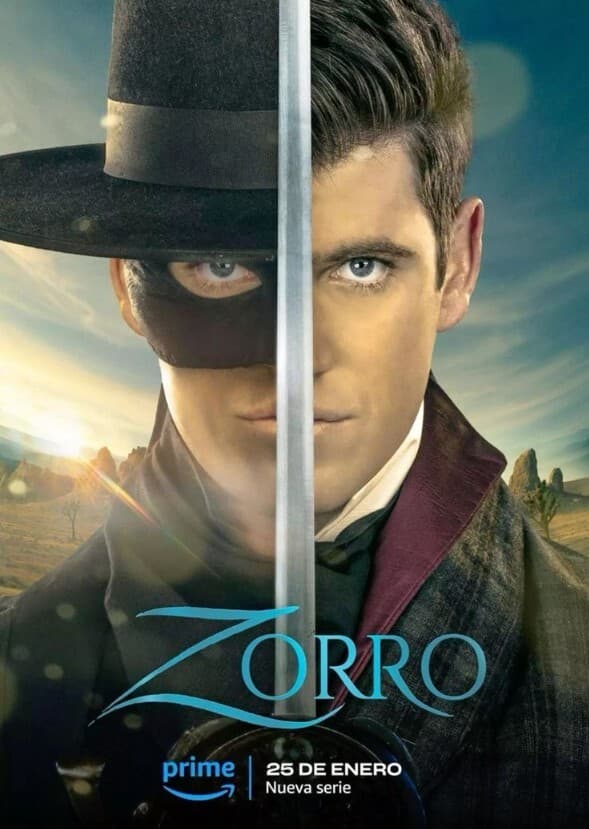 Zorro serie de TV 2024 remake de Amazon prime versión usa