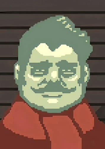 Moustached immigrant